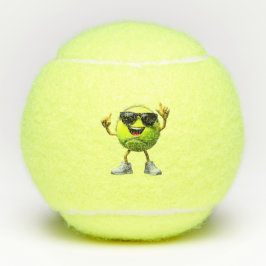 Funny Dabbing Tennis Ball Sportler