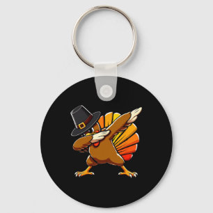 Funny Dabbing Türkei Erntedank Türkei Dabbing B Schlüsselanhänger