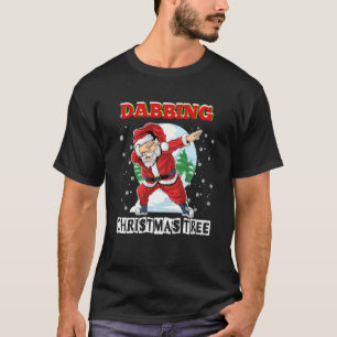Funny Dabbing Weihnachtsmann Rund um den Weihnacht T-Shirt