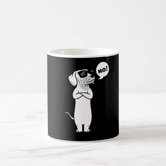 Funny Dachhund Hund lustiges Geschenk Idee Kaffeetasse (Mittel)