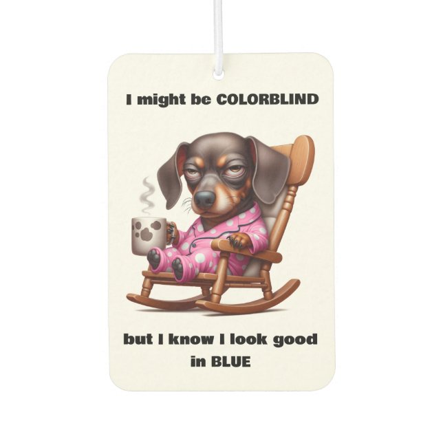 FUNNY DACHSHUND  AUTOLUFTERFRISCHER (Vorderseite)