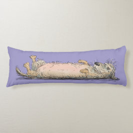 Funny Dachshund Dog Body Pillow Seitenschläferkissen