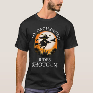 Funny Dackel Eigentümer Hund Lover Halloween Kostü T-Shirt