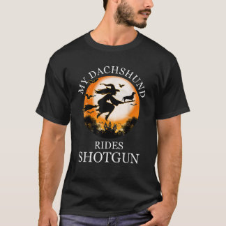 Funny Dackel Eigentümer Hund Lover Halloween Kostü T-Shirt