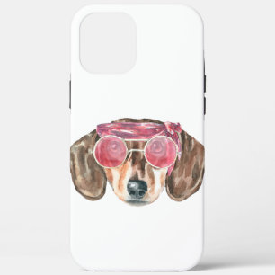 Funny Dackel Face Hippie Dog Case-Mate iPhone Hülle
