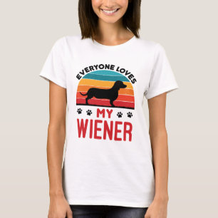 Funny Dackel Hund alle Lieben meine Dackel T-Shirt