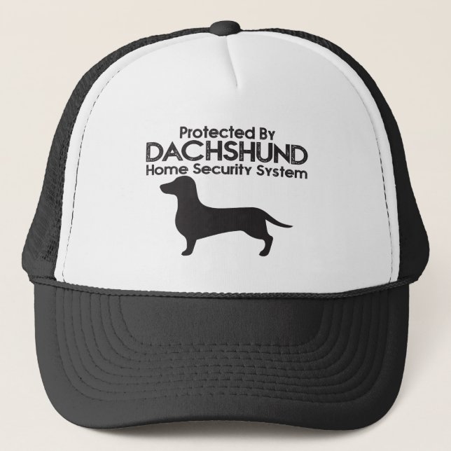 Funny Dackel Hund Trucker Hat Truckerkappe (Vorderseite)