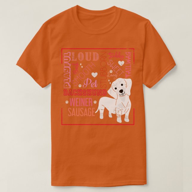 Funny Dackel Hunde Geschenk Hund Lover Dackel T-Shirt (Design vorne)