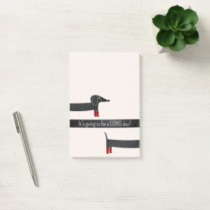 Funny Dackel Post-it Klebezettel