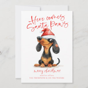 Funny Dackel Santa Paws 2026 Kalender Weihnachten