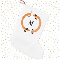 Funny Dackel Sausage Dog Monogramm