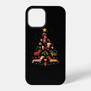 Funny Dackel Weihnachtsbaum iPhone 12 Pro Hülle
