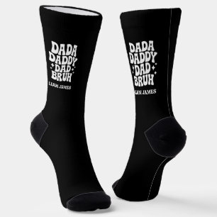 Funny Dada Daddy Vater Bruh Fathers Tagesgeschenk  Socken