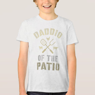 Funny Daddio der Grillabteilung Grillen Grill Outd Tri-Blend Shirt