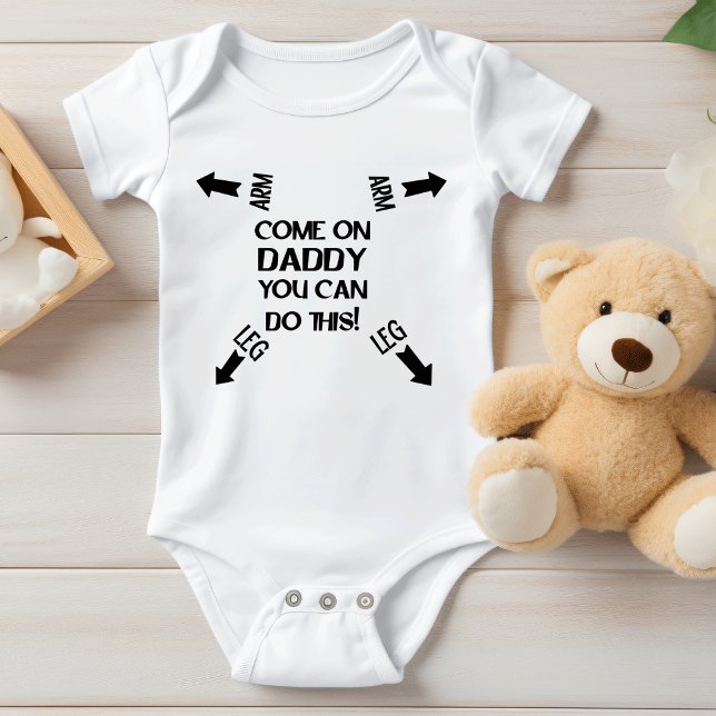 Funny Daddy, das kannst du machen! | Spaß Baby Dad Strampler (Von Creator hochgeladen)