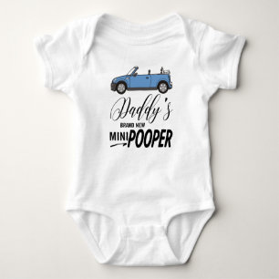 Funny - Daddys Mini Pooper Baby Design Baby Strampler