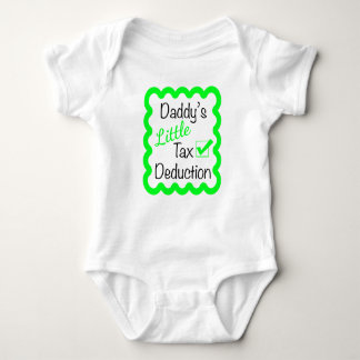 Funny Daddy's Tax Deduction Bodysuit Baby Strampler