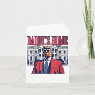 Funny Daddys Zuhause Trump Pink 2024 Nehmen Sie Am Karte