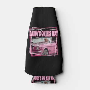 Funny Daddys Zuhause Trump Pink 2024 Nimm America  Flaschenkühler