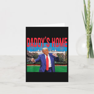 Funny Daddys Zuhause Trump Pink 2024 Nimm America Karte