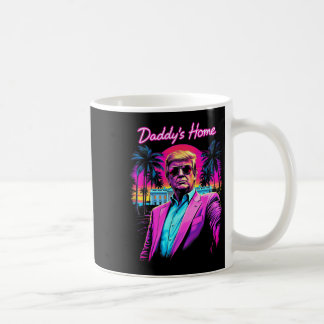 Funny Daddys Zuhause White House Trump Pink 2024 R Kaffeetasse