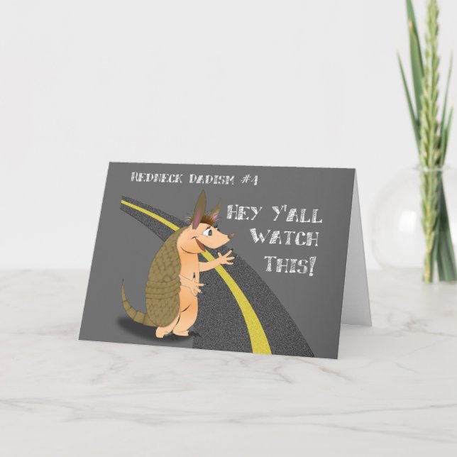 Funny Dadism Card Karte (Vorderseite)