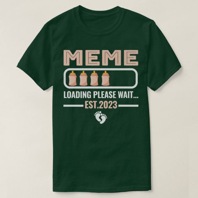 Funny dafür geworben, dass Meme neue Oma 2023 pr T-Shirt (Design vorne)