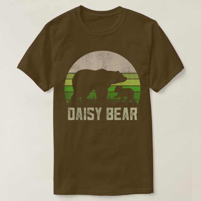 Funny Daisy Shirts von Grandkid, Cub Großmutter (Design vorne)