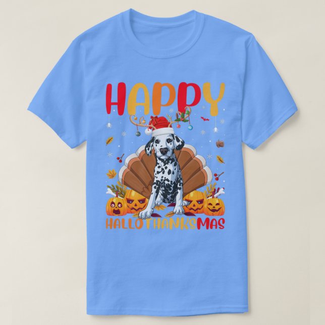 Funny Dalmatiner Dog Lover Happy Dalmatiner HelloT T-Shirt (Design vorne)