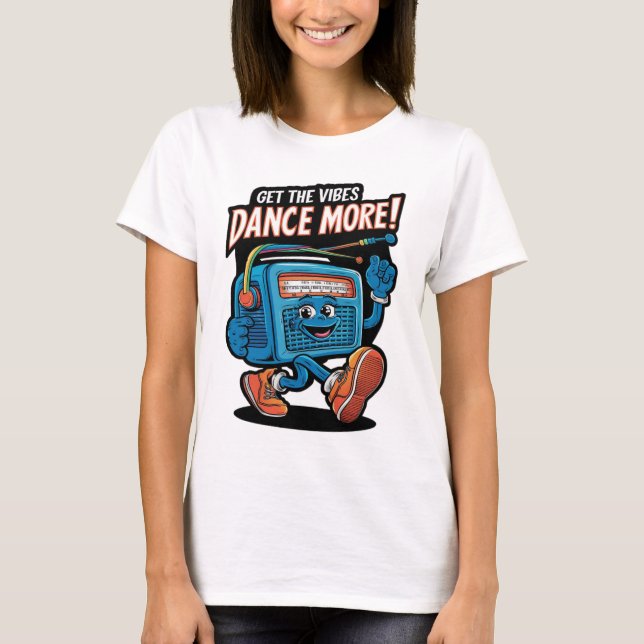 Funny Dance Design T-Shirt (Vorderseite)