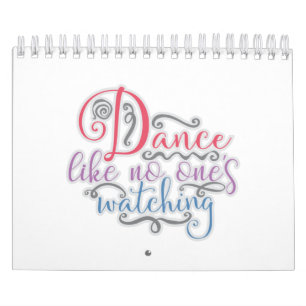 Funny Dance like No Ones Watching Tanzbären Kalender