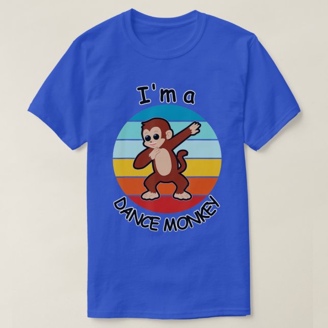Funny Dance Monkey  - 1  T-Shirt (Design vorne)