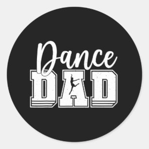 Funny Dance Vater Proud Dancer Tanztanz Vatertag M Runder Aufkleber