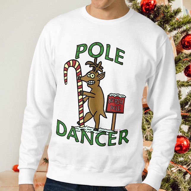 Funny Dancer Christmas Rentier Pub Ugly Sweatshirt (Von Creator hochgeladen)