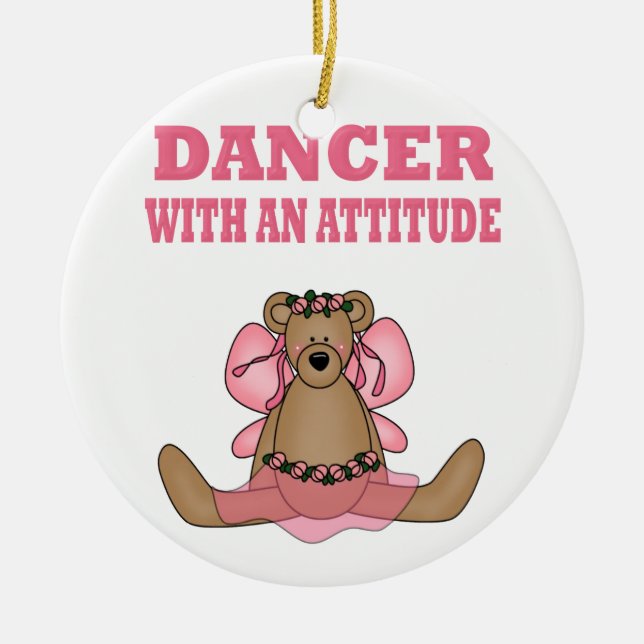 Funny Dancer mit Behaglichkeit Keramikornament (Vorne)