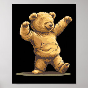 Funny Dancing Bären Kostüme für Jungen und Mädchen Poster