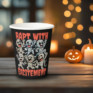 Funny Dancing Mummies Rapt mit Spannung Pappbecher