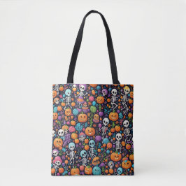 Funny Dancing Skeletts Halloween-Tasche