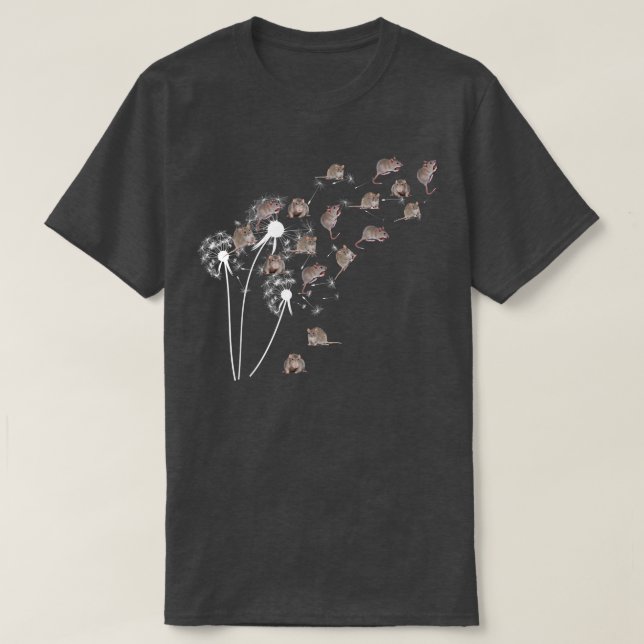 Funny Dandelion Rats Niedlich Rats Collection Rat  T-Shirt (Design vorne)