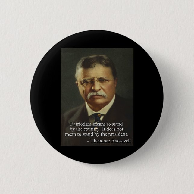 Funny dank Meme Designs Theodore ' Roosevelt Meme Button (Vorderseite)