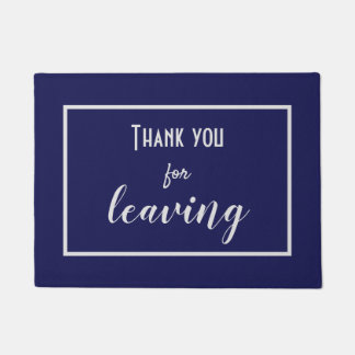 Funny "Danke, dass du Verlassen hast" Introvertier Fußmatte