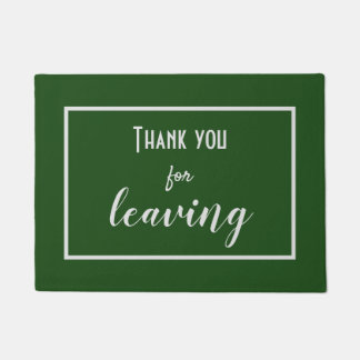 Funny "Danke, dass du Verlassen hast" Introvertier Fußmatte