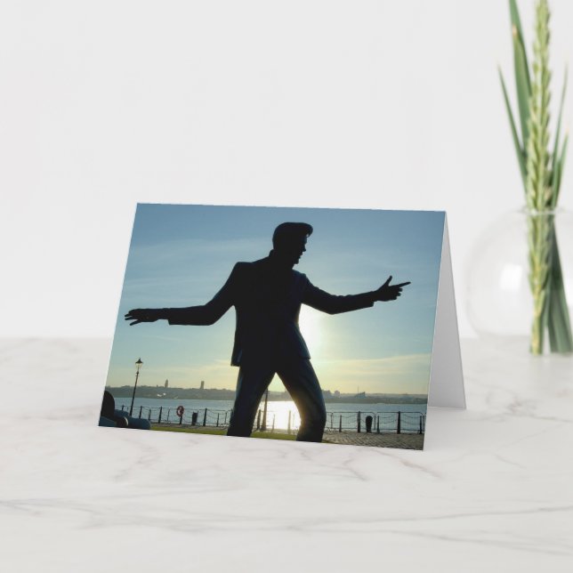 FUNNY DANKE IHNEN VINTAGE RETRO GREETING CARD (Vorderseite)