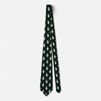 Funny Dark Green Pinguin Krawatte für Tierfreunde