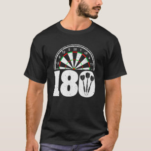 Funny Dart Design Men Dart Players Dart Boar T-Shirt
