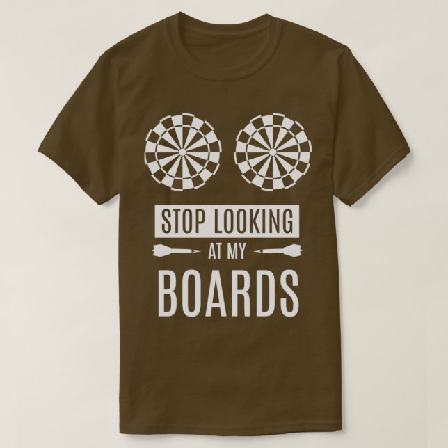 Funny Dart Design T-Shirt (Design vorne)