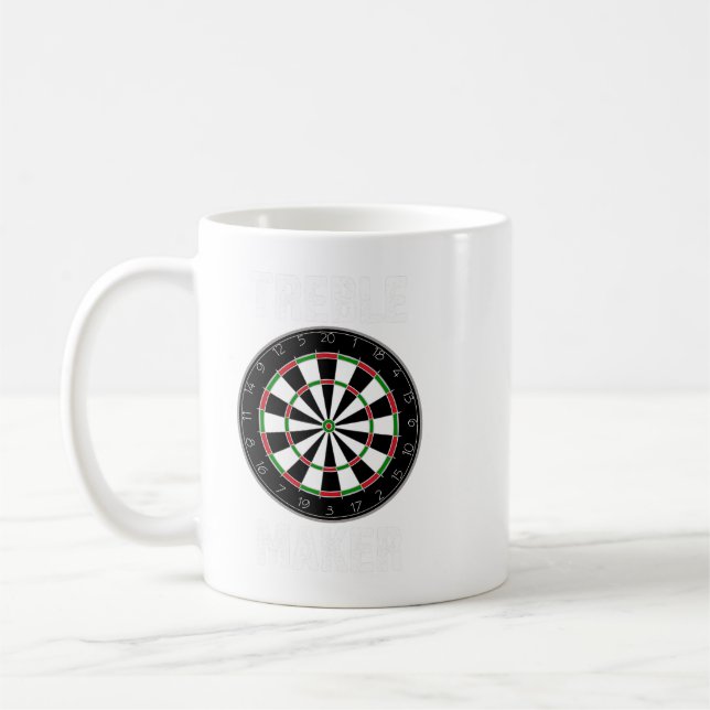 Funny Dart Treble Maker Darts Player Dartboard Jok Kaffeetasse (Links)