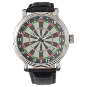 Funny Dartboard Darts Board Circle Mit Monogramm S Armbanduhr