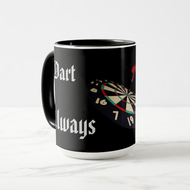 Funny Darts Players Scoring, Combo Coffee Tasse (Vorderseite Links)