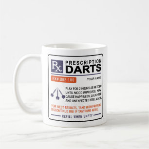 Funny Darts Tasse Prescription Design